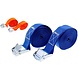 Merkloos 4x Spanband blauw en oranje 2 x 3,5 meter - Opbergen en verhuizen Merkloos 4x Spanband blauw en oranje 2 x 3,5 meter - Opbergen en verhuizen
