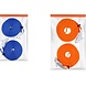 Merkloos 4x Spanband blauw en oranje 2 x 3,5 meter - Opbergen en verhuizen Merkloos 4x Spanband blauw en oranje 2 x 3,5 meter - Opbergen en verhuizen