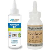 Merkloos Houtlijm waterbestendig - Houtlijm - GEEN Schadelijke stoffen - witte houtlijm - Houtlijm 2 stuks per fles 60ML Merkloos Houtlijm waterbestendig - Houtlijm - GEEN Schadelijke stoffen - witte houtlijm - Houtlijm 2 stuks per fles 60ML