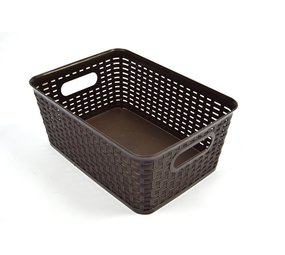 Merkloos Storage basket | Basket Rattan 36x26x15cm Brown Merkloos Storage basket | Basket Rattan 36x26x15cm Brown