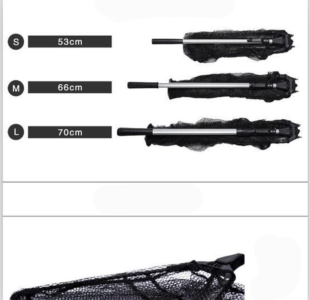 Merkloos 2x Fishing net - fishing net - shovel - Landing net Foldable Aluminum 180 cm Merkloos 2x Fishing net - fishing net - shovel - Landing net Foldable Aluminum 180 cm