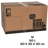 Merkloos Moving box - 10 pieces - 50 liters - Professional, self-closing and sturdy 50 x 35 x 30 cm - Medium Merkloos Moving box - 10 pieces - 50 liters - Professional, self-closing and sturdy 50 x 35 x 30 cm - Medium