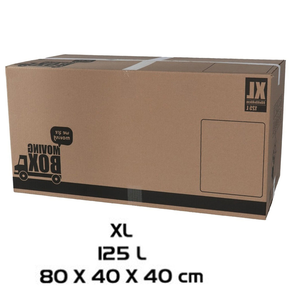 Merkloos Moving box - 10 pieces - 125 liters - Professional, self-closing and sturdy 80 x 40 x 40 cm - XLarge Merkloos Moving box - 10 pieces - 125 liters - Professional, self-closing and sturdy 80 x 40 x 40 cm - XLarge
