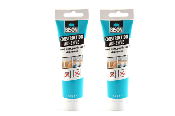 Bison 2x Construction Glue - Assembly Glue from Bison with 200 grams Bison 2x Construction Glue - Assembly Glue from Bison with 200 grams