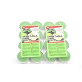 Delaram Scented Tealights - Tealights with 4 Burning Hours - Tealights - Scented Tealights -tealights - 16 pieces Tealights with Fragrance - Apple scented tealights