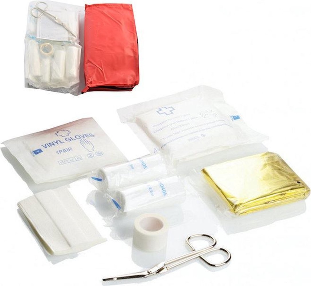EHBO First Aid Kit - First Aid Box - 41-Piece - First Aid Kit - First Aid Box - First Aid Box Motorcycle and Car EHBO First Aid Kit - First Aid Box - 41-Piece - First Aid Kit - First Aid Box - First Aid Box Motorcycle and Car