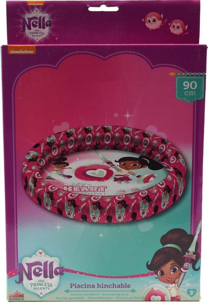 Nickelodeon swimming pool inflatable pool Nella de Ridderprinses girls 90 cm PVC Purple Nickelodeon swimming pool inflatable pool Nella de Ridderprinses girls 90 cm PVC Purple