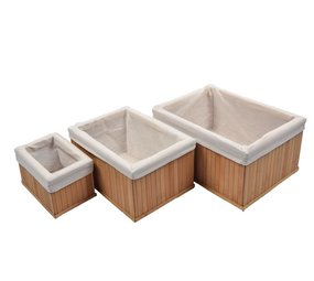 Merkloos Bamboe manden 3 stuks | Multifunctionele mand | Opbergmanden | Opberg | opberger Box |Doos |Mand/Vakken - Opbergsysteem Merkloos Bamboe manden 3 stuks | Multifunctionele mand | Opbergmanden | Opberg | opberger Box |Doos |Mand/Vakken - Opbergsysteem