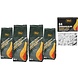 THM 4 X houtskoolbriketten 2 KG per - inclusief aanmaakblokjes 64 Stuks - Barbecue - BBQ - 4 Stuks THM 4 X houtskoolbriketten 2 KG per - inclusief aanmaakblokjes 64 Stuks - Barbecue - BBQ - 4 Stuks