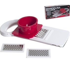 Merkloos 3-In-1 Keuken Mandoline Snijder – Groentesnijder Rasp – Keukensnijder Snijmachine – 28cm – Wit Merkloos 3-In-1 Keuken Mandoline Snijder – Groentesnijder Rasp – Keukensnijder Snijmachine – 28cm – Wit
