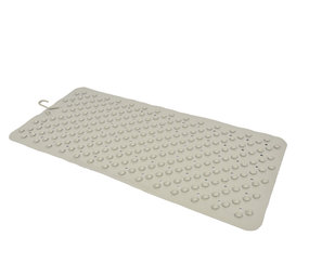 Discountershop Rubber Anti-Slip Shower Mat - 36x76 cm | Quality | Gray Discountershop Rubber Anti-Slip Shower Mat - 36x76 cm | Quality | Gray