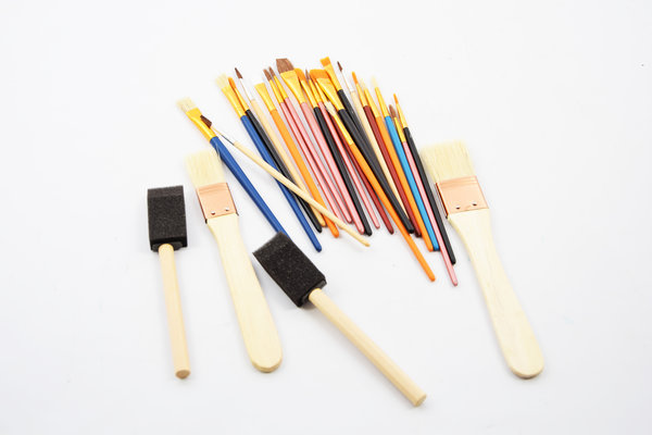 Discountershop Spons Schilderskwast - Painting Brush Set - Schilderen verf kwasten 25 stuks- 2 x foambrush DIY Discountershop Spons Schilderskwast - Painting Brush Set - Schilderen verf kwasten 25 stuks- 2 x foambrush DIY