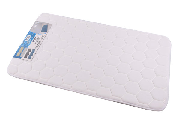 Merkloos Badmat & WC Mat Set - Douche mat set - Wit - 60cm x 40cm - badmat set 3-delig - Soft Foam - Extra Zacht - FOAM Merkloos Badmat & WC Mat Set - Douche mat set - Wit - 60cm x 40cm - badmat set 3-delig - Soft Foam - Extra Zacht - FOAM