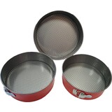 Discountershop Springvorm anti-aanbak 3 delig - Rond Ø 25 cm - Rond Ø 26 cm - Rond Ø 22 cm - springvorm bak Discountershop Springvorm anti-aanbak 3 delig - Rond Ø 25 cm - Rond Ø 26 cm - Rond Ø 22 cm - springvorm bak