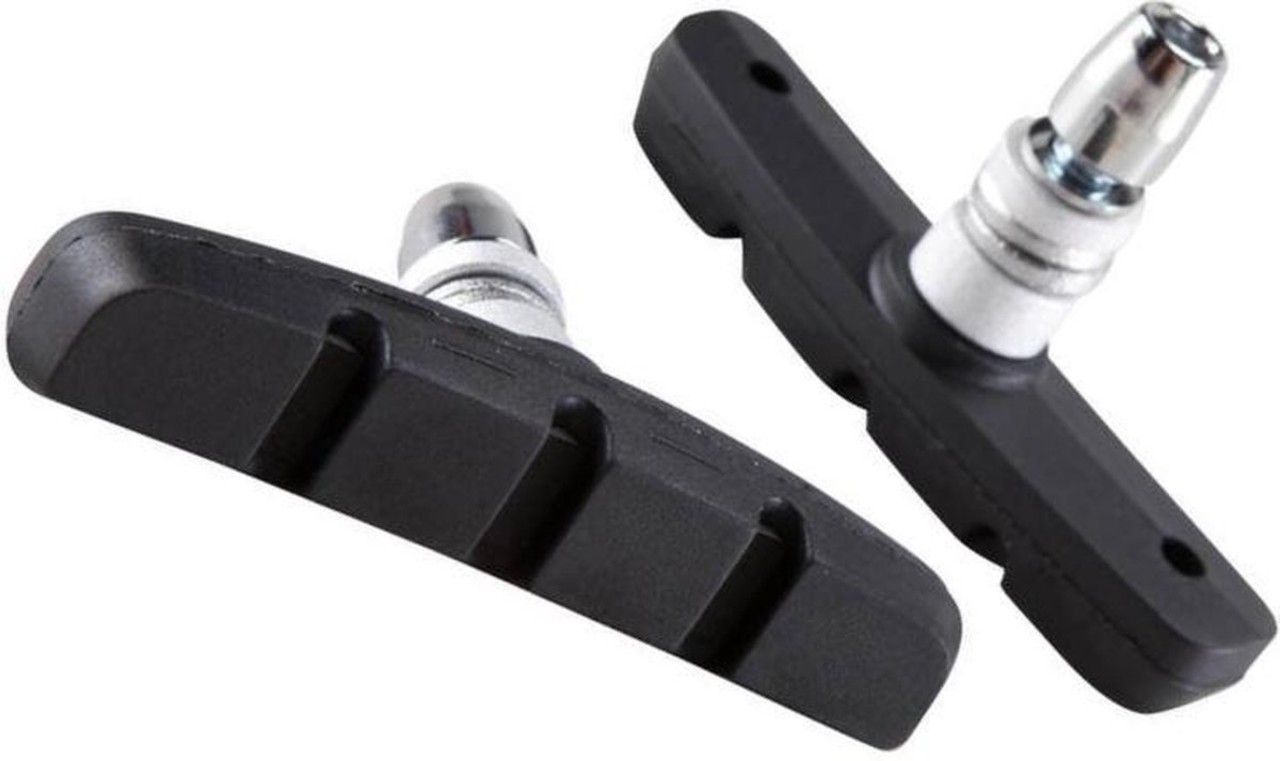 Discountershop 4 Set Universal Rubber Bicycle V Brake Pad Set - 4 Pairs - 8 Pieces - 70mm | Rubber Brake Pads | Bicycles Brake Pad | Brake pad set | Brake pad set Suitable for Mountain bike, City bike, Folding bike and Touring bike Discountershop 4 Set Universal Rubber Bicycle V Brake Pad Set - 4 Pairs - 8 Pieces - 70mm | Rubber Brake Pads | Bicycles Brake Pad | Brake pad set | Brake pad set Suitable for Mountain bike, City bike, Folding bike and Touring bike