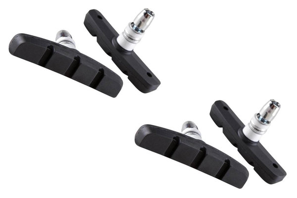 Discountershop 4 Set Universal Rubber Bicycle V Brake Pad Set - 4 Pairs - 8 Pieces - 70mm | Rubber Brake Pads | Bicycles Brake Pad | Brake pad set | Brake pad set Suitable for Mountain bike, City bike, Folding bike and Touring bike Discountershop 4 Set Universal Rubber Bicycle V Brake Pad Set - 4 Pairs - 8 Pieces - 70mm | Rubber Brake Pads | Bicycles Brake Pad | Brake pad set | Brake pad set Suitable for Mountain bike, City bike, Folding bike and Touring bike