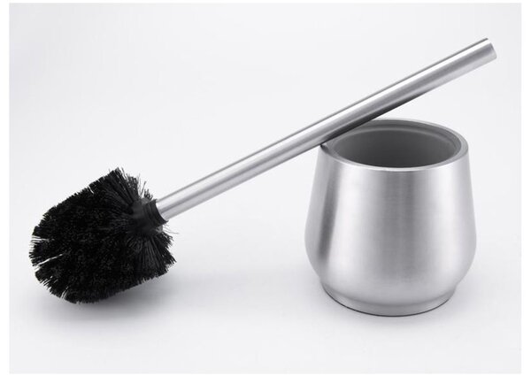 Discountershop 2 X Toilet Brush Stainless Steel - Toilet Brush Stainless Steel - Stainless Steel Toilet Brush in Holder - Toilet Brush Holder - Toilet Brush - Toilet Brush with Holder Freestanding - Brushed Stainless Steel Discountershop 2 X Toilet Brush Stainless Steel - Toilet Brush Stainless Steel - Stainless Steel Toilet Brush in Holder - Toilet Brush Holder - Toilet Brush - Toilet Brush with Holder Freestanding - Brushed Stainless Steel