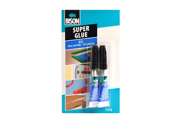 Bison Bison Super glue - Secondelijm 2x2g - Extra sterk Secondelijm Bison Bison Super glue - Secondelijm 2x2g - Extra sterk Secondelijm