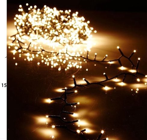 Merkloos Kerstverlichting - 240 LED Warm Wit - voor binnen & buiten