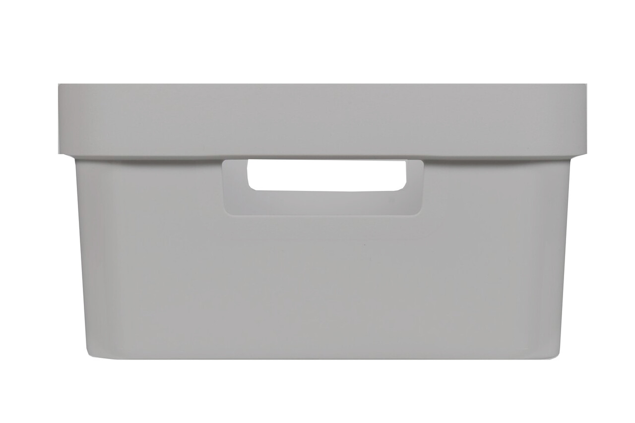 Discountershop 2 stuks opbergmand met handvatten  Opbergbak Gereedschapsbak 2 stuks - afmeting 200 mm x 140 mm x 80mm