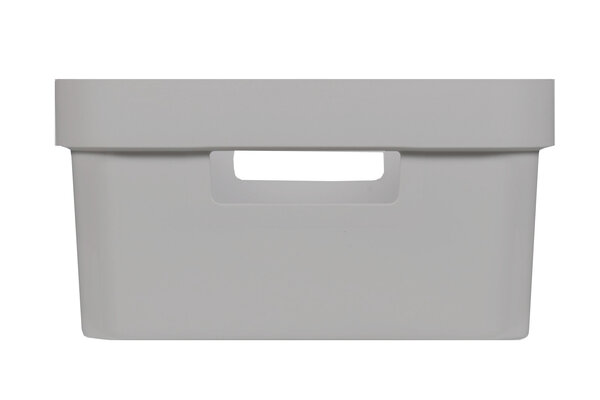 Discountershop 2 stuks opbergmand met handvatten  Opbergbak Gereedschapsbak 2 stuks - afmeting 200 mm x 140 mm x 80mm