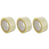 Merkloos 3x pieces of packaging tape transparent 55 meters - 5 cm wide - Office and warehouse items Merkloos 3x pieces of packaging tape transparent 55 meters - 5 cm wide - Office and warehouse items
