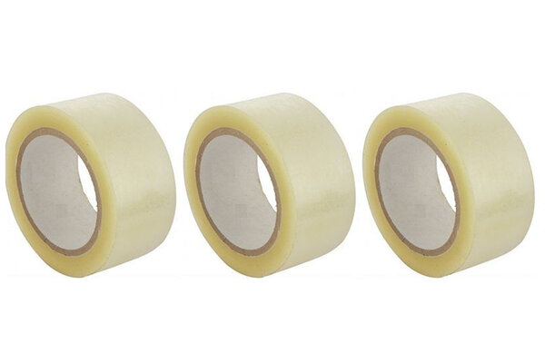 Merkloos 3x pieces of packaging tape transparent 55 meters - 5 cm wide - Office and warehouse items Merkloos 3x pieces of packaging tape transparent 55 meters - 5 cm wide - Office and warehouse items