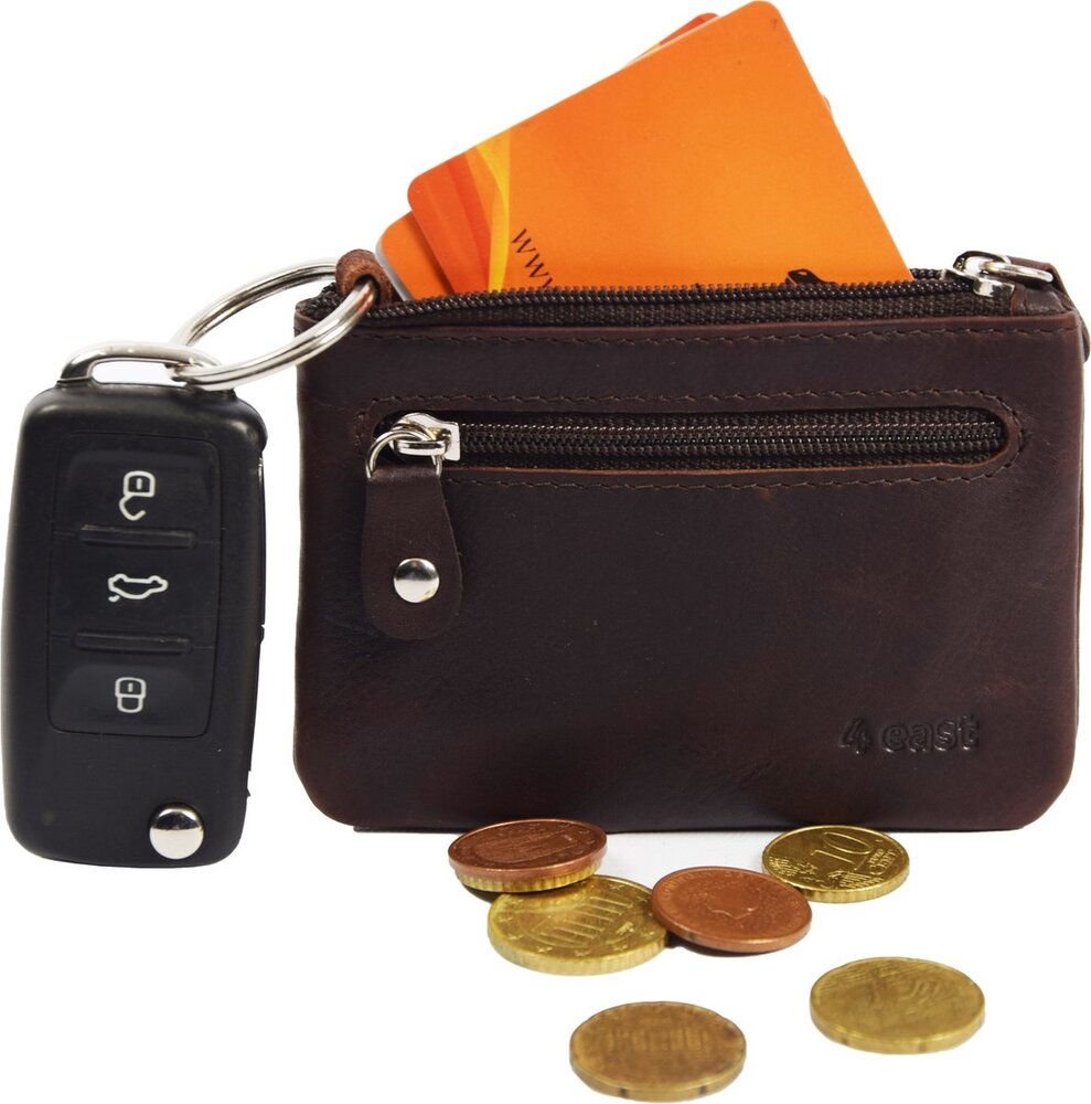 RFID Antitheft Car Key Key Pouch Wallet Card Holder With Zipper