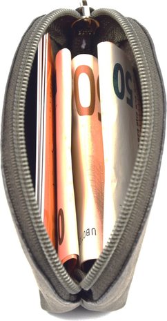 4 East Grijs/groen Portemonnee |met YKK ritsen| vakantie portemonnee - Compact portemonnee - Buffelleer portemonnee - Kleine portemonnee - Portemonnee - Ronde portemonnee 4 East Grijs/groen Portemonnee |met YKK ritsen| vakantie portemonnee - Compact portemonnee - Buffelleer portemonnee - Kleine portemonnee - Portemonnee - Ronde portemonnee