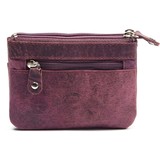 4 East 4East® |Key Case Wallet|purple | wallet pouch - ring wallet - card holder with zipper - zipper wallet - 3 zippers wallet - buffalo leather wallet - wallet with RFID - Copy 4 East 4East® |Key Case Wallet|purple | wallet pouch - ring wallet - card holder with zipper - zipper wallet - 3 zippers wallet - buffalo leather wallet - wallet with RFID - Copy