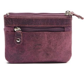 4 East 4East® |Key Case Wallet|purple | wallet pouch - ring wallet - card holder with zipper - zipper wallet - 3 zippers wallet - buffalo leather wallet - wallet with RFID - Copy 4 East 4East® |Key Case Wallet|purple | wallet pouch - ring wallet - card holder with zipper - zipper wallet - 3 zippers wallet - buffalo leather wallet - wallet with RFID - Copy