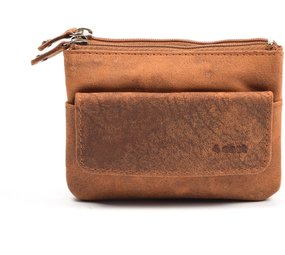 4 East 4East® |Sleuteletui portemonnee|Cognac | portemonnee etui - ring portemonnee - pasjeshouder met rits - rits portemonnee - 3 ritsen portemonnee - buffelleer portemonnee - portemonnee met RFID 4 East 4East® |Sleuteletui portemonnee|Cognac | portemonnee etui - ring portemonnee - pasjeshouder met rits - rits portemonnee - 3 ritsen portemonnee - buffelleer portemonnee - portemonnee met RFID