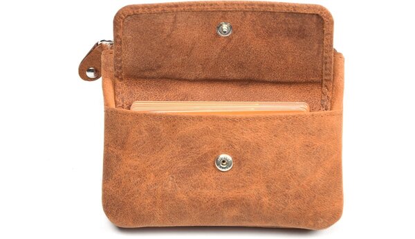 4 East 4East® |Key Case Wallet|Brown | wallet pouch - ring wallet - card holder with zipper - zipper wallet - 3 zippers wallet - buffalo leather wallet - wallet with RFID 4 East 4East® |Key Case Wallet|Brown | wallet pouch - ring wallet - card holder with zipper - zipper wallet - 3 zippers wallet - buffalo leather wallet - wallet with RFID