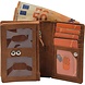 4East 4East® | Vintage Leren Dames Portemonnee Harmonica |Cognac | Ideale Dames Portemonnee | Stoer Leer| met RFID bescherming 4East 4East® | Vintage Leren Dames Portemonnee Harmonica |Cognac | Ideale Dames Portemonnee | Stoer Leer| met RFID bescherming