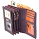 4East 4East® | Vintage Leren Dames Portemonnee Harmonica |Paars | Ideale Dames Portemonnee | Stoer Leer| met RFID bescherming 4East 4East® | Vintage Leren Dames Portemonnee Harmonica |Paars | Ideale Dames Portemonnee | Stoer Leer| met RFID bescherming