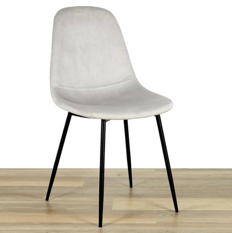 Merkloos Eetkamerstoelen Kuipstoel corduroy - Lichtgrijs Velvet eetkamerstoel - Fluweel stoel Velvet stoelen - Eetkamerstoelen - Eettafel stoelen Merkloos Eetkamerstoelen Kuipstoel corduroy - Lichtgrijs Velvet eetkamerstoel - Fluweel stoel Velvet stoelen - Eetkamerstoelen - Eettafel stoelen
