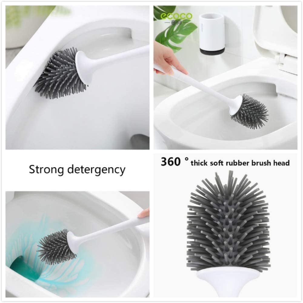 Discountershop Toilet brush with holder - Stainless WC Brush with holder - Toilet brush with holder - Toilet brush in holder - Hygienic - Ventilation grids - Toilet brush with holder freestanding - Size 33x14 cm Discountershop Toilet brush with holder - Stainless WC Brush with holder - Toilet brush with holder - Toilet brush in holder - Hygienic - Ventilation grids - Toilet brush with holder freestanding - Size 33x14 cm