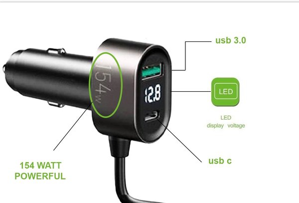 Discountershop Auto Sigarettenaansteker Splitter – 12V/24V USB Autolader Adapter – Auto Oplader met 9 Aansluitingen – 4 USB + 2 USB-C + 3 Sigarettenaanstekers – 171W Verdeler / Omvormer – Autostekker Discountershop Auto Sigarettenaansteker Splitter – 12V/24V USB Autolader Adapter – Auto Oplader met 9 Aansluitingen – 4 USB + 2 USB-C + 3 Sigarettenaanstekers – 171W Verdeler / Omvormer – Autostekker