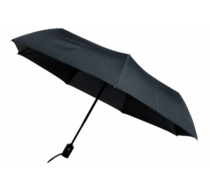 4x Automatische Stormparaplu - Paraplu – Automatisch, Opvouwbaar & Windproof tot 100km p/u - Ø 95 cm - 7 panelen - Dubbele Laag - Zwart -