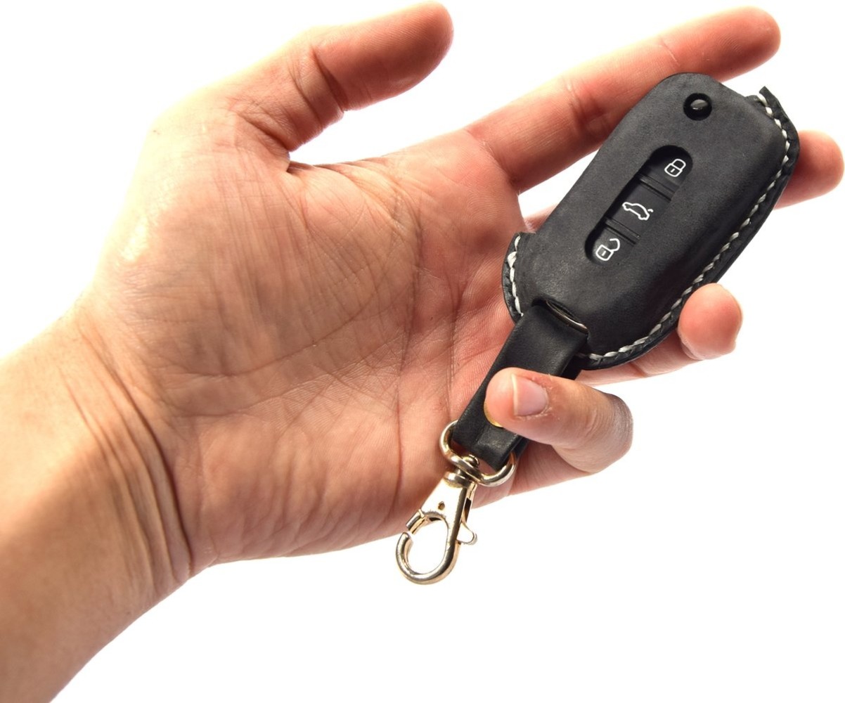 4 East Handmade Volkswagen Key Cover | Leather key case | protective case | car key 4 East Handmade Volkswagen Key Cover | Leather key case | protective case | car key