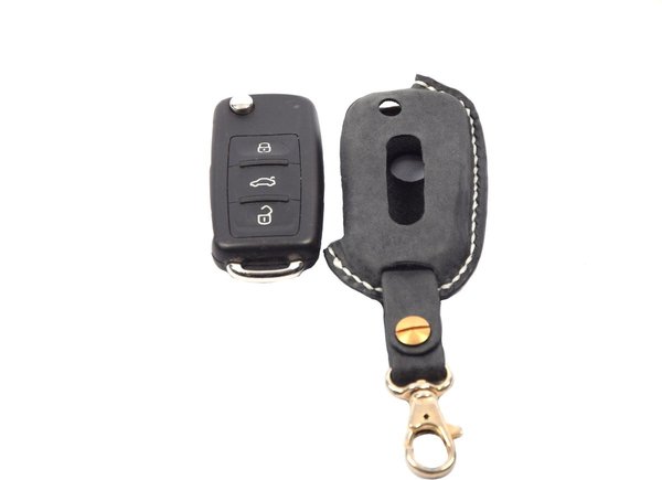 4 East Handmade Volkswagen Key Cover | Leather key case | protective case | car key 4 East Handmade Volkswagen Key Cover | Leather key case | protective case | car key