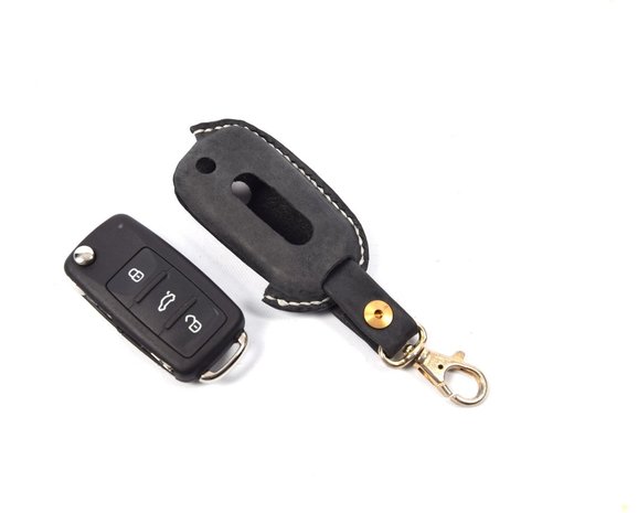 4 East Handmade Volkswagen Key Cover | Leather key case | protective case | car key 4 East Handmade Volkswagen Key Cover | Leather key case | protective case | car key