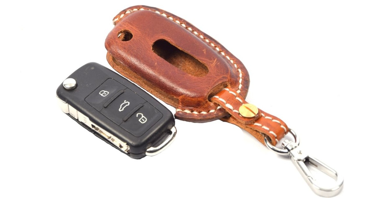 4 East Handgemaakt Volkswagen Sleutel Cover | Leren sleutelhoesje | beschermhoesje | autosleutel 4 East Handgemaakt Volkswagen Sleutel Cover | Leren sleutelhoesje | beschermhoesje | autosleutel