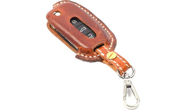 4 East Handgemaakt Volkswagen Sleutel Cover | Lederen sleutelhoesje | beschermhoesje | autosleutel 4 East Handgemaakt Volkswagen Sleutel Cover | Lederen sleutelhoesje | beschermhoesje | autosleutel