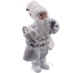 Discountershop Luxe Afgewerkte Kerst Decoratie | Kerstversiering | 57 CM | Grijs | Handgemaakt Kerstpop | Discountershop Luxe Afgewerkte Kerst Decoratie | Kerstversiering | 57 CM | Grijs | Handgemaakt Kerstpop |