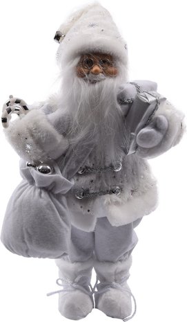 Discountershop Luxe Afgewerkte Kerst Decoratie | Kerstversiering | 57 CM | Grijs | Handgemaakt Kerstpop | Discountershop Luxe Afgewerkte Kerst Decoratie | Kerstversiering | 57 CM | Grijs | Handgemaakt Kerstpop |