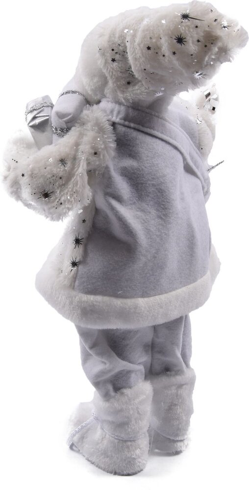 Discountershop Luxe Afgewerkte Kerst Decoratie | Kerstversiering | 57 CM | Grijs | Handgemaakt Kerstpop | Discountershop Luxe Afgewerkte Kerst Decoratie | Kerstversiering | 57 CM | Grijs | Handgemaakt Kerstpop |