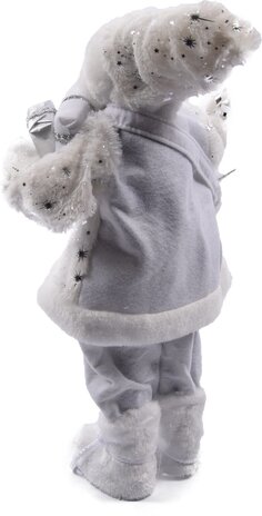 Discountershop Luxe Afgewerkte Kerst Decoratie | Kerstversiering | 57 CM | Grijs | Handgemaakt Kerstpop | Discountershop Luxe Afgewerkte Kerst Decoratie | Kerstversiering | 57 CM | Grijs | Handgemaakt Kerstpop |