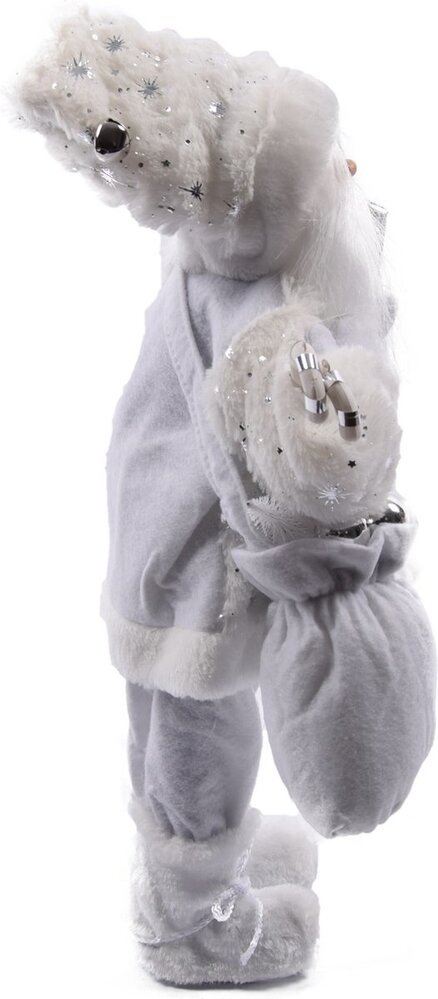 Discountershop Luxe Afgewerkte Kerst Decoratie | Kerstversiering | 57 CM | Grijs | Handgemaakt Kerstpop | Discountershop Luxe Afgewerkte Kerst Decoratie | Kerstversiering | 57 CM | Grijs | Handgemaakt Kerstpop |