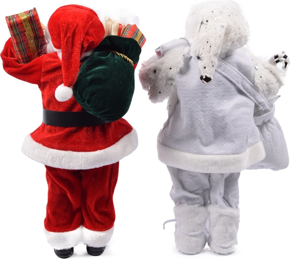 Discountershop Luxe Afgewerkte Kerst Decoratie | Kerstversiering | 57 CM | Grijs | Handgemaakt Kerstpop | Discountershop Luxe Afgewerkte Kerst Decoratie | Kerstversiering | 57 CM | Grijs | Handgemaakt Kerstpop |